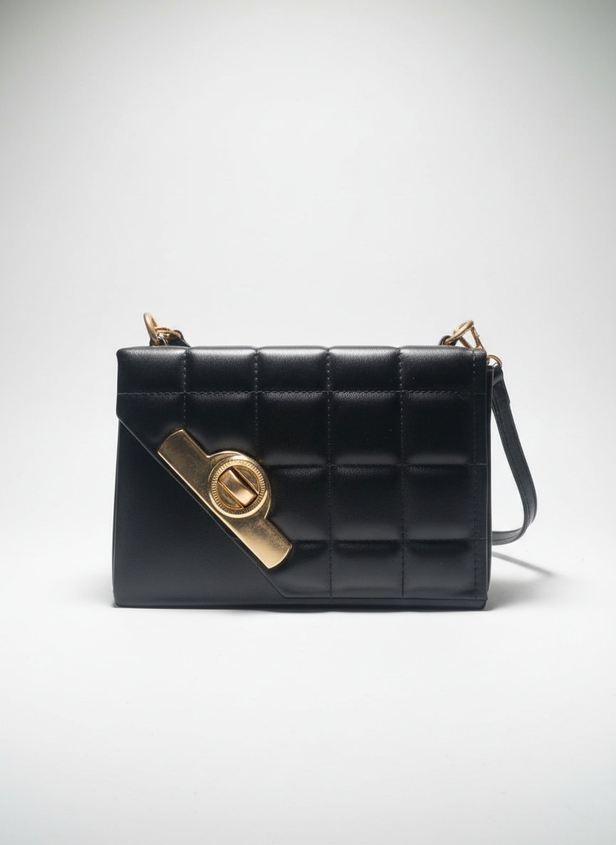 Sac noir en bandoulière 