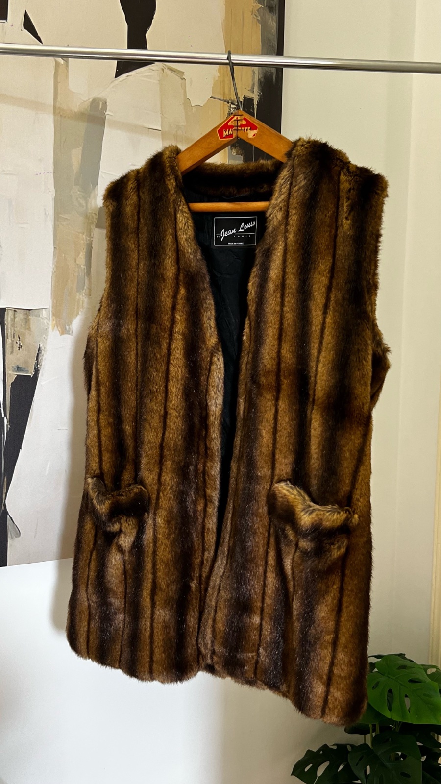 Gilet en véritable fourrure – Élégance intemporelle M/l
