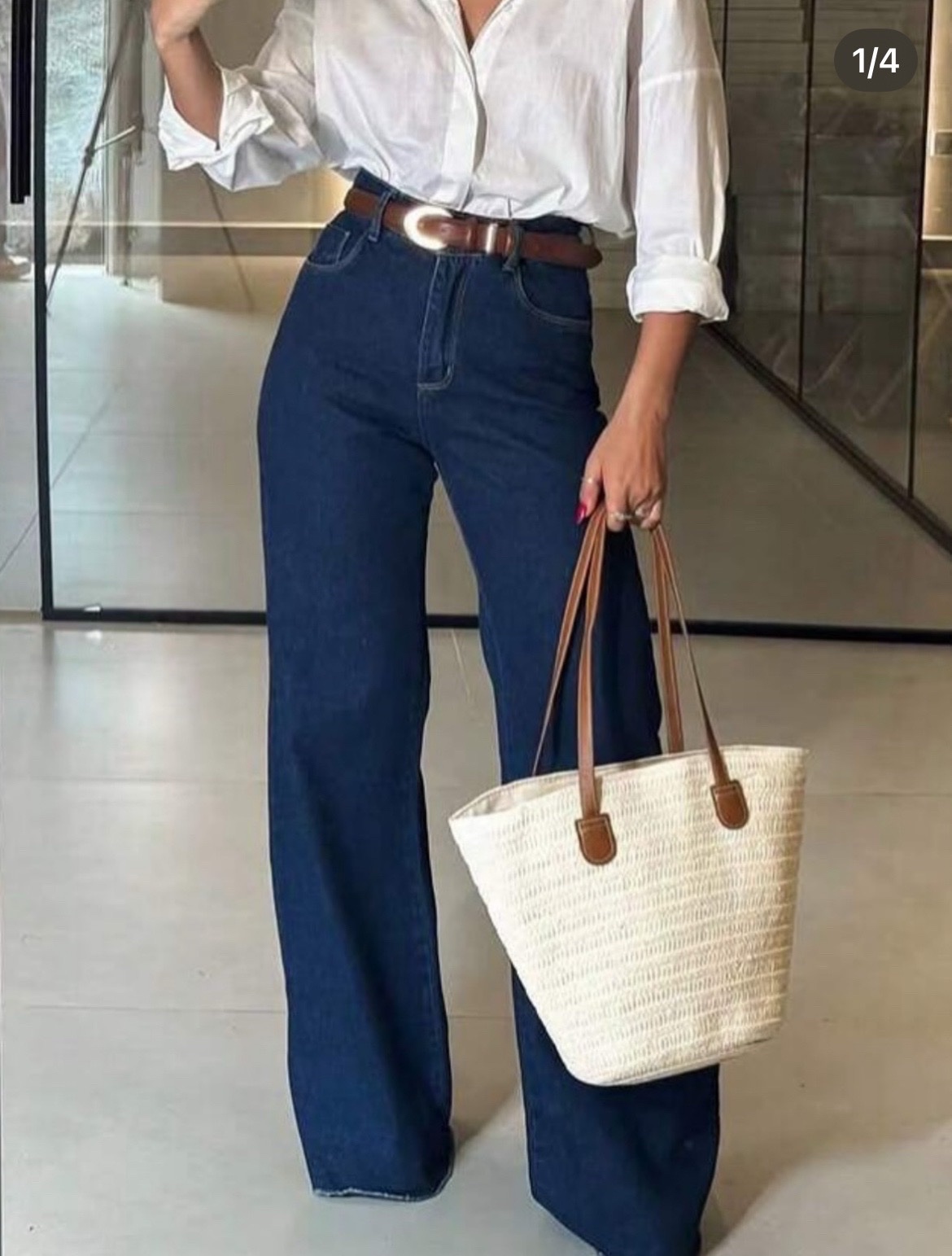 Pantalon bleu nuit
