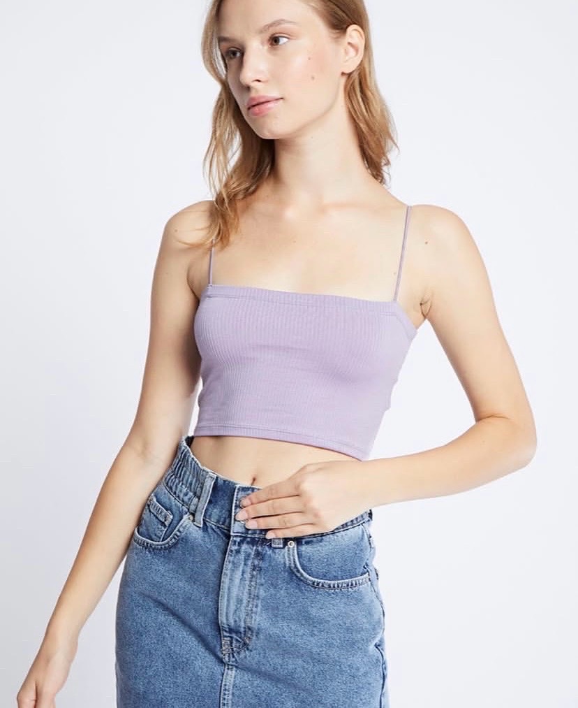 Crop top mauve
