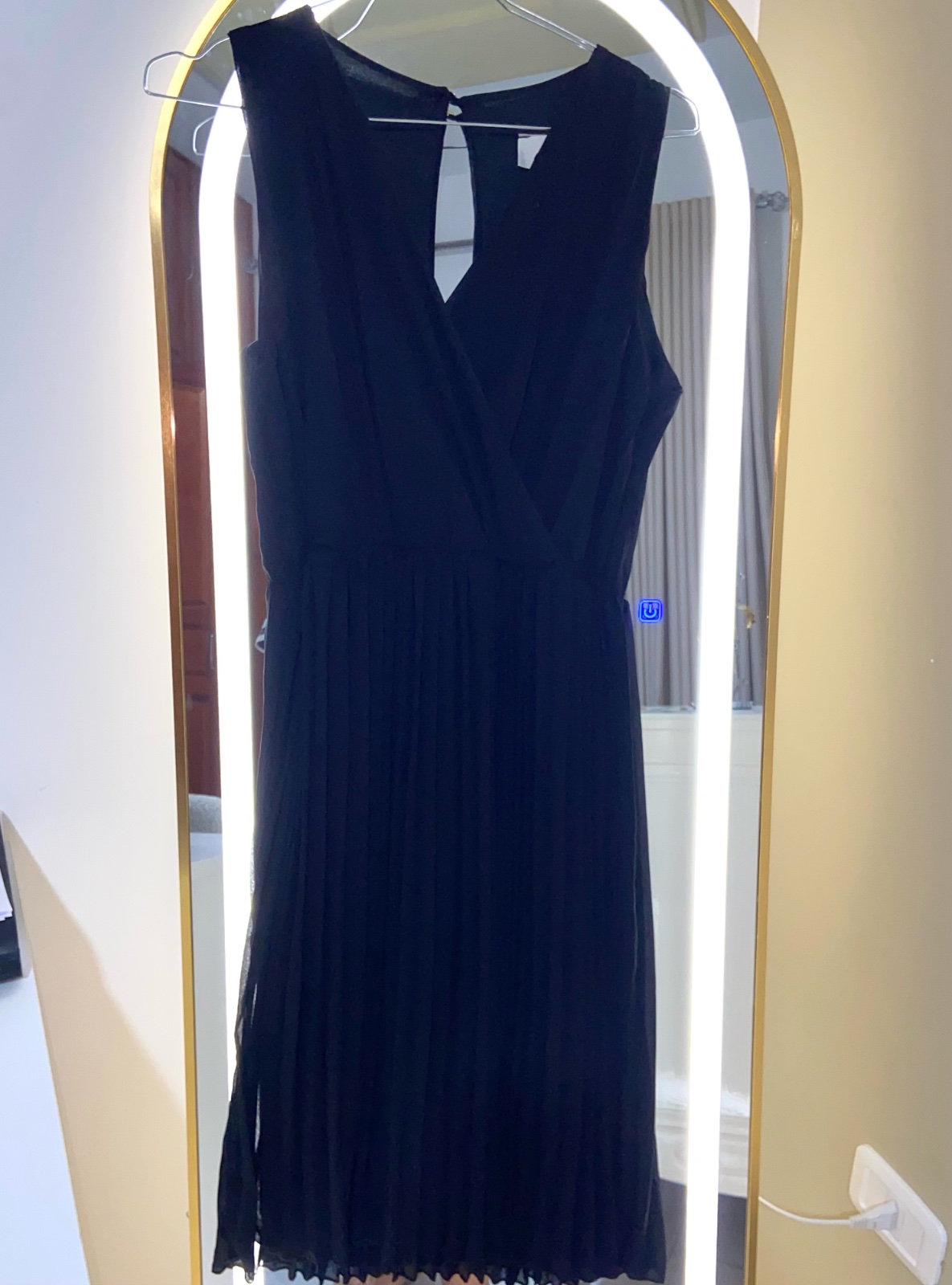 Robe midi noire
