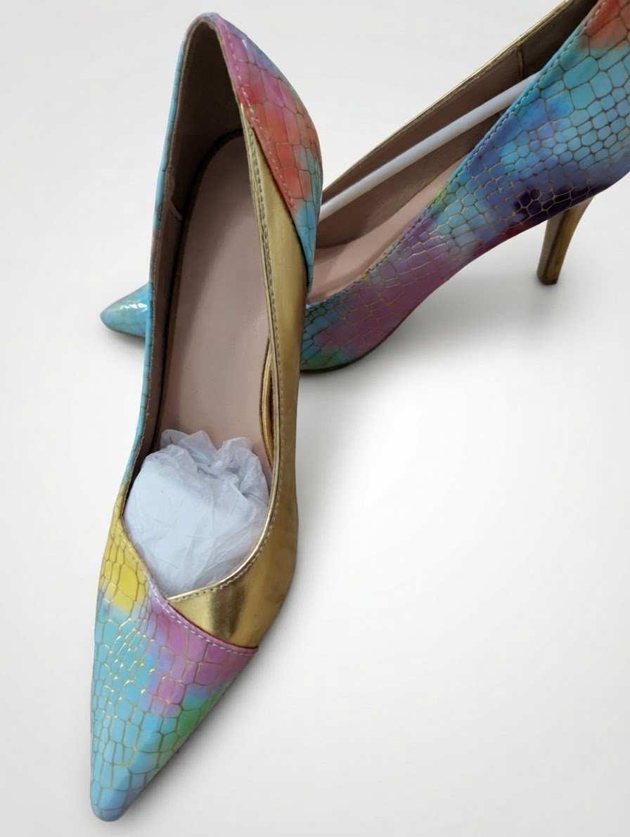 Escarpins à talons multicolores ✨