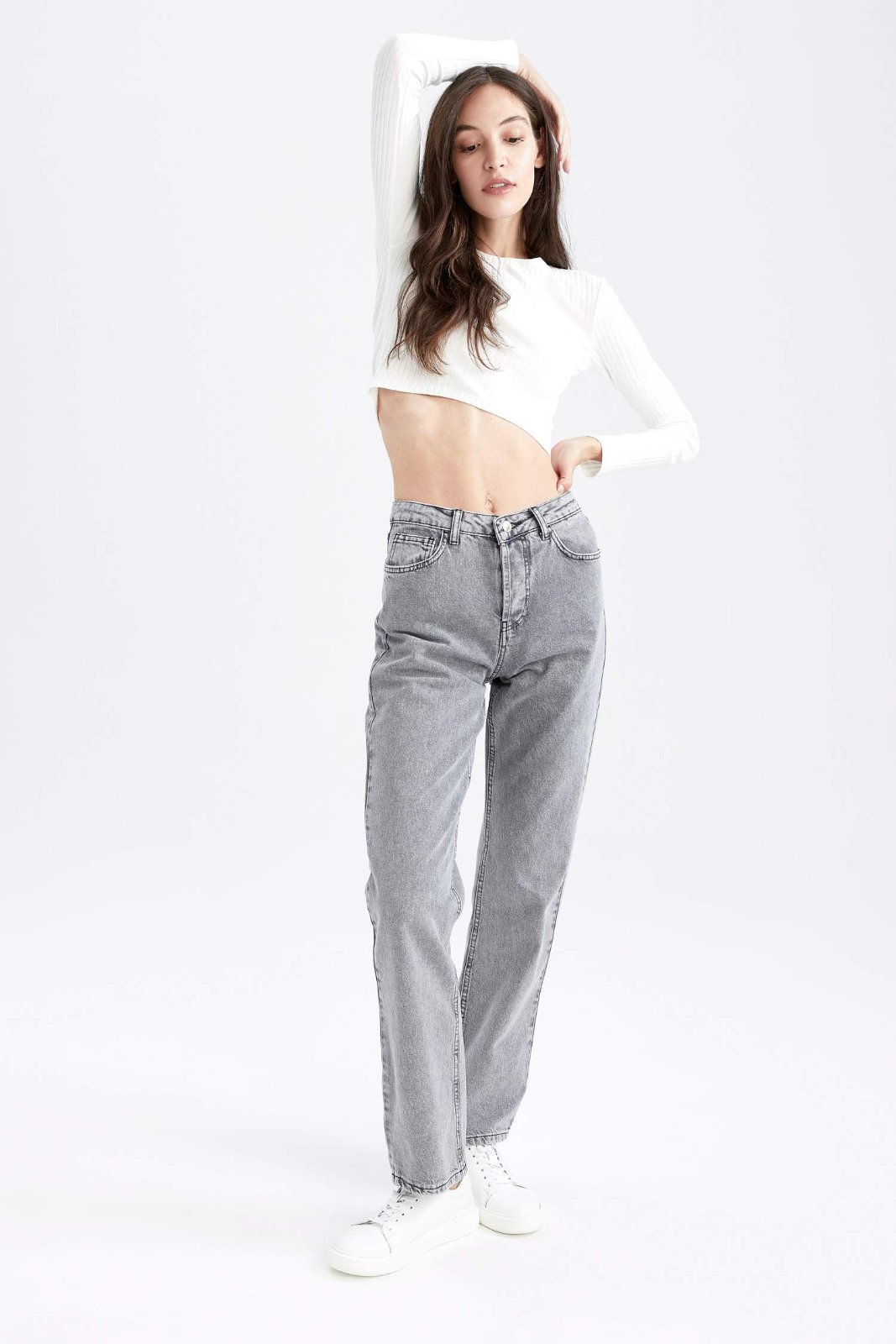 Jean Bershka boyfriend jamais porté 