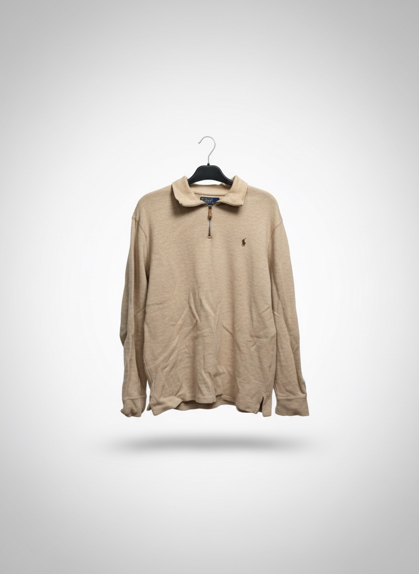 Pull à col zippé ralph lauren