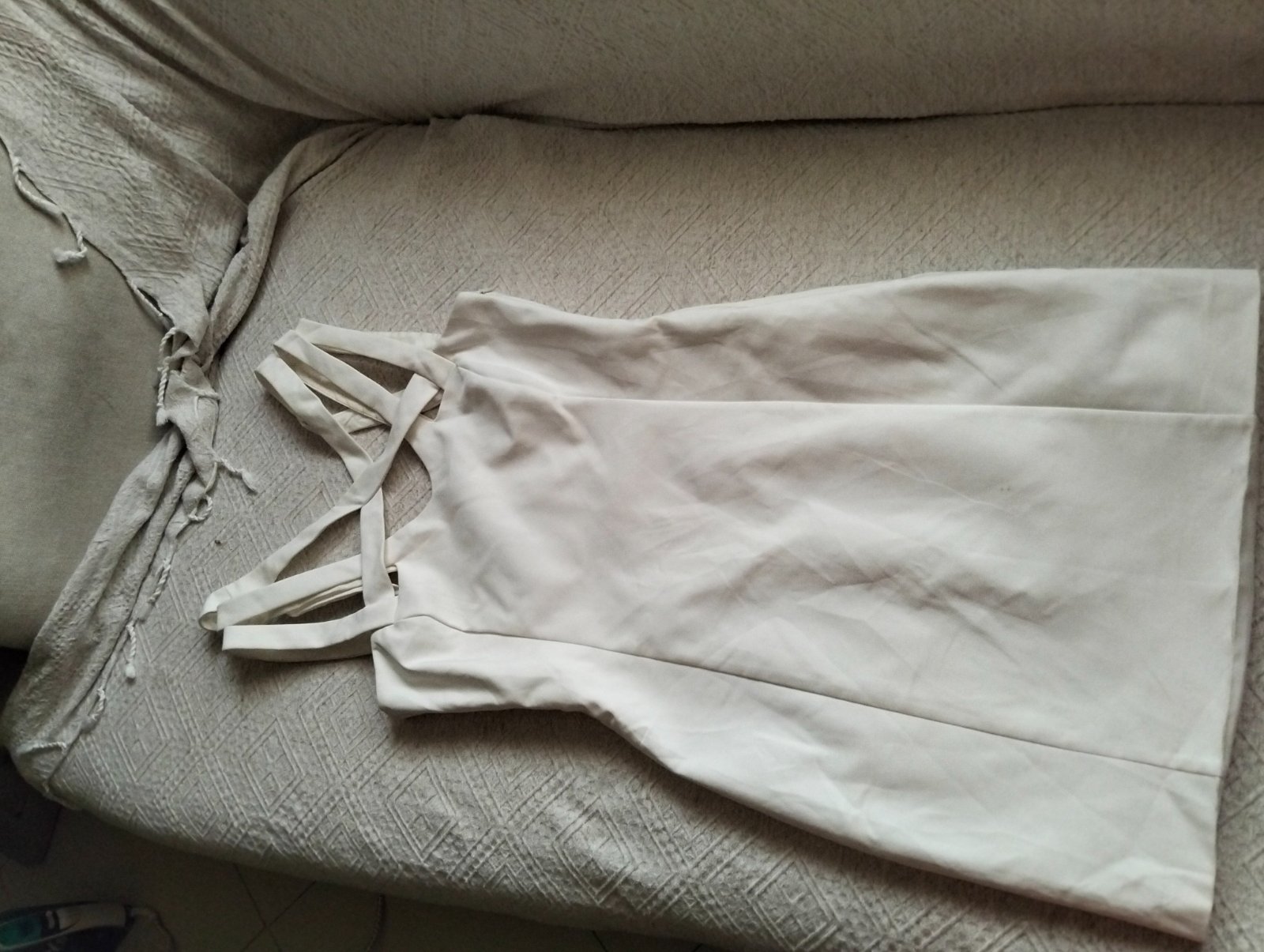Robe blanche mango