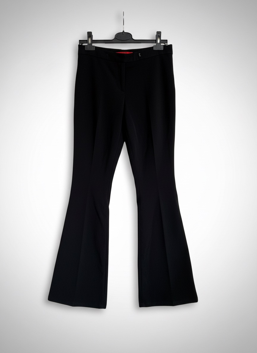 Pantalon noir en tissu 