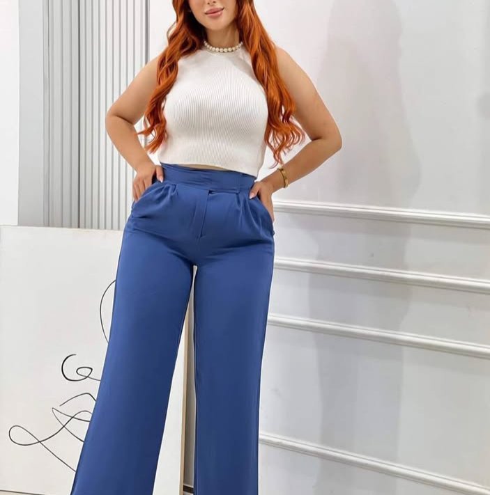 Pantalon large 