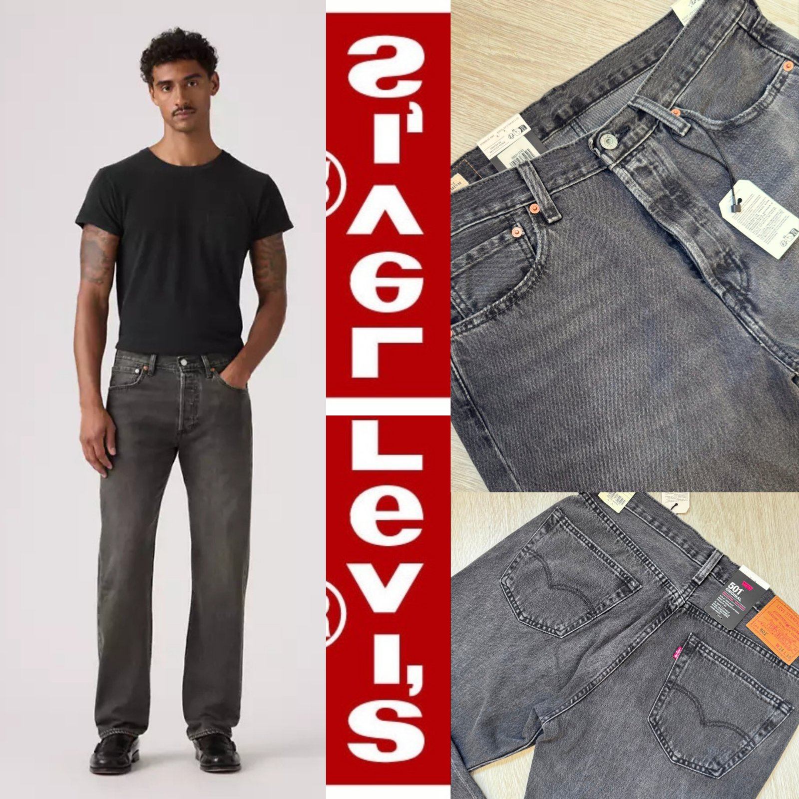Levi's jeans.classic straight leg 