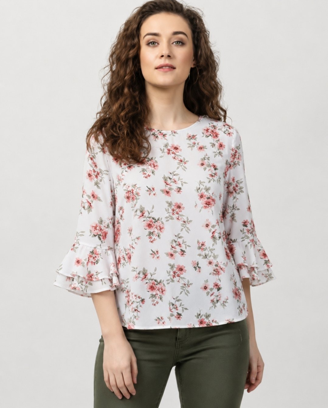 Chemise fleurie