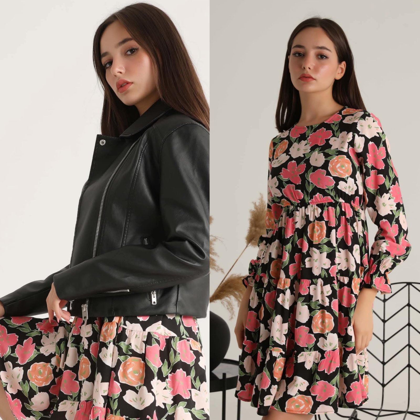 Robe fleurie de printemps
