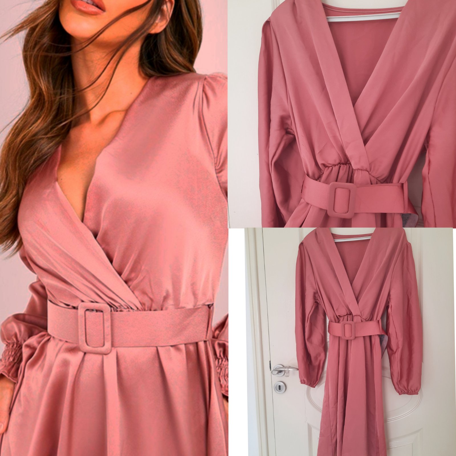 Robe satinée élégante