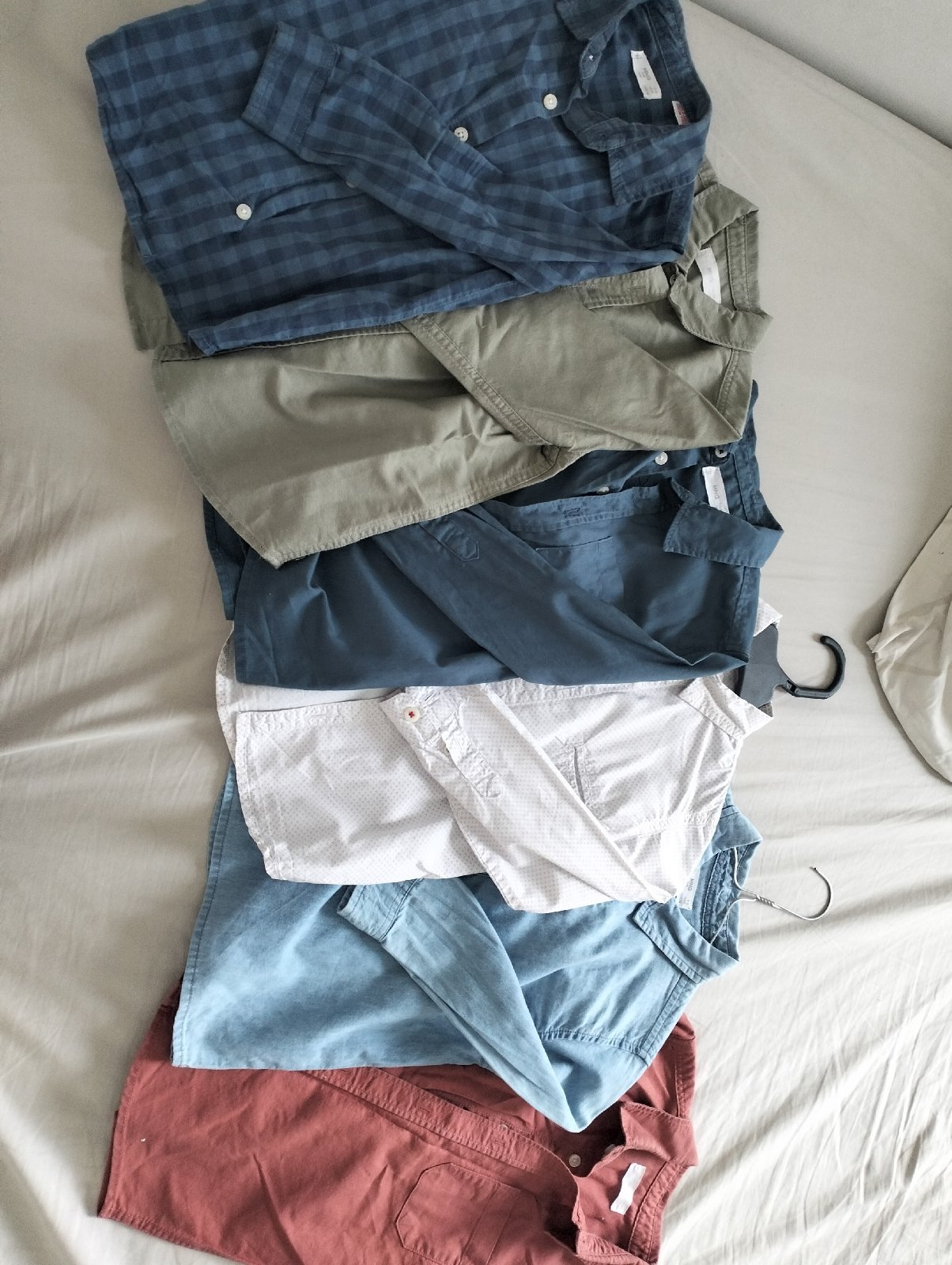Lot chemises manches longues 