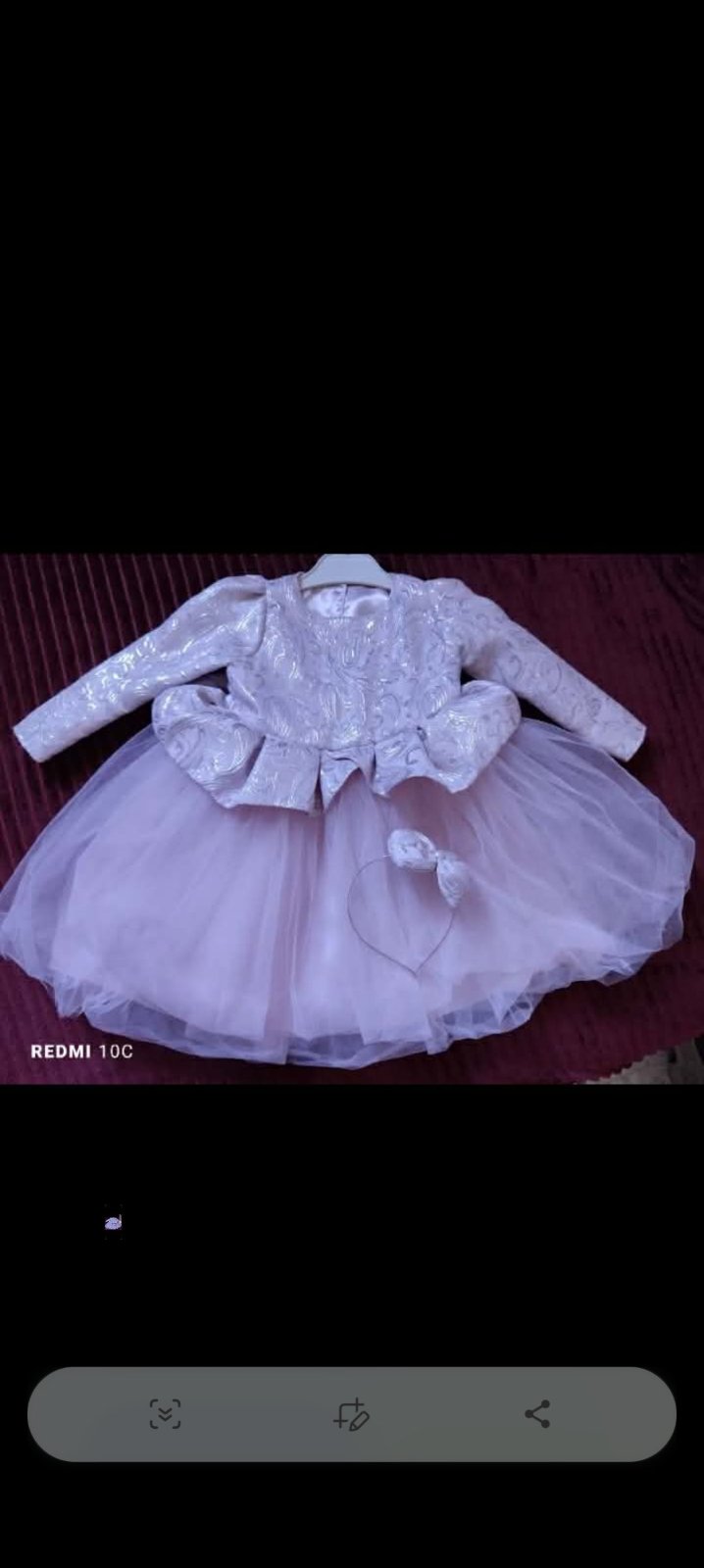 Robe princesse avec serre tete et chaussue 