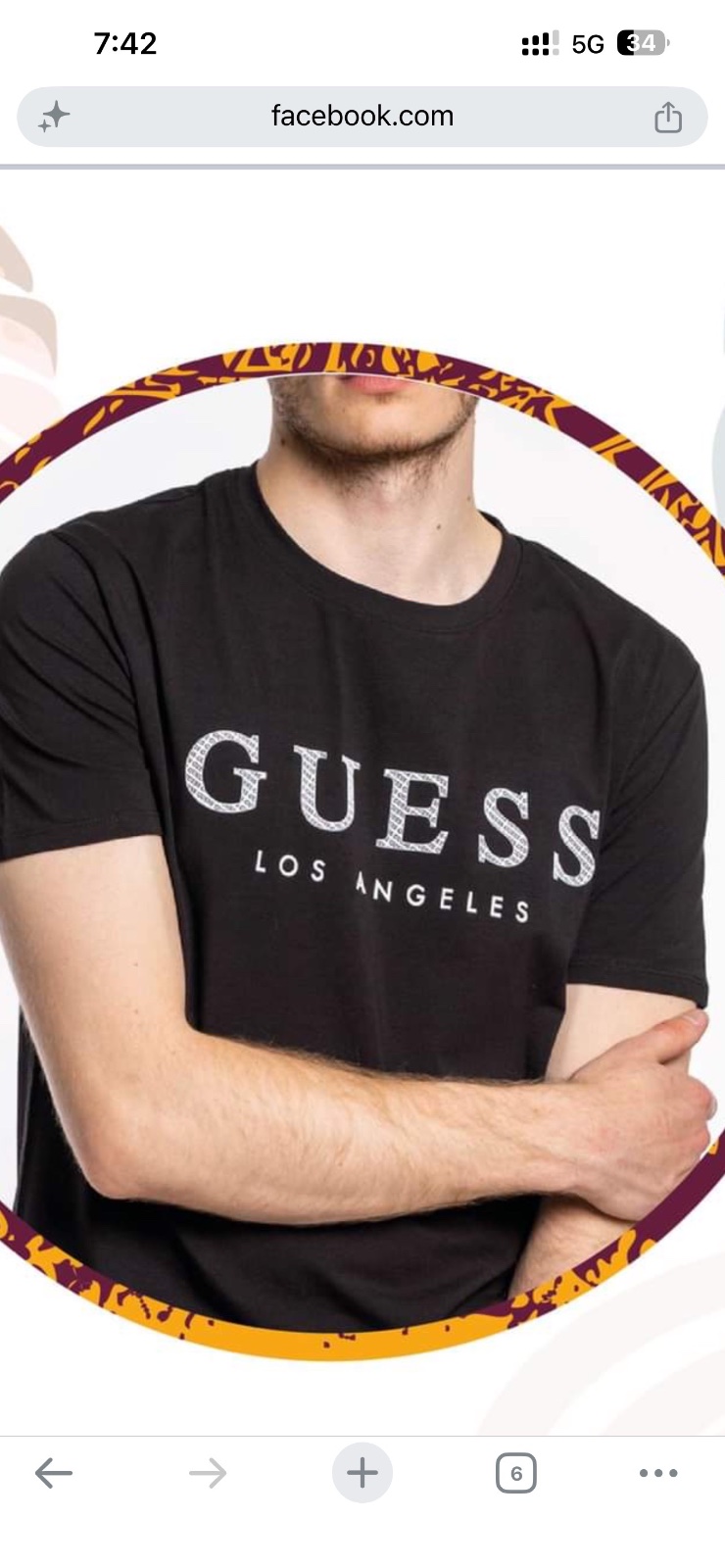 Tee shit homme Guess