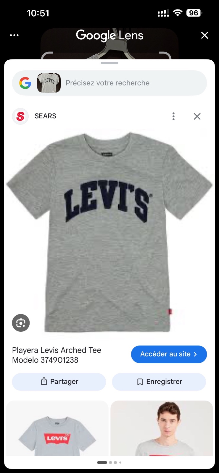 Tee Shirt Levis taille G