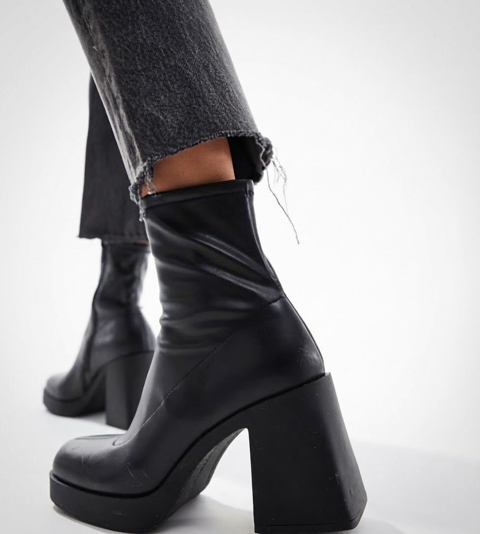 Bottines demi talon 