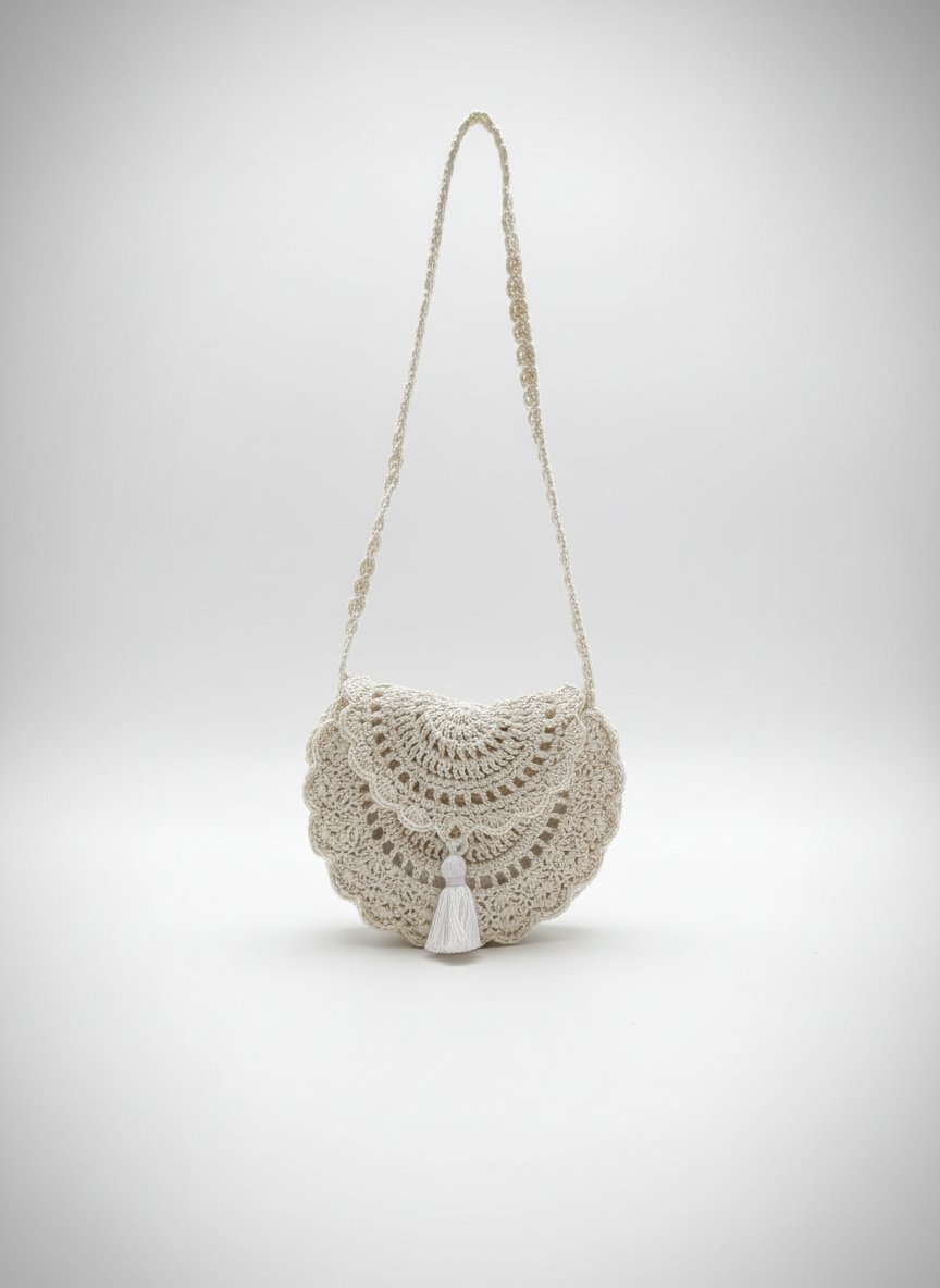 Sac à bandoulière en crochet