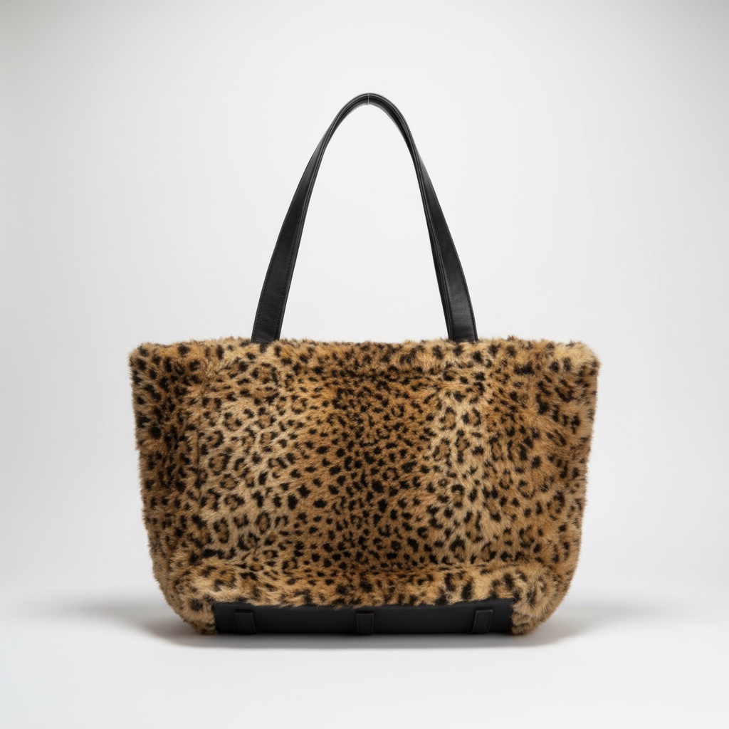   Grand sac motif tigre tendance – état neuf