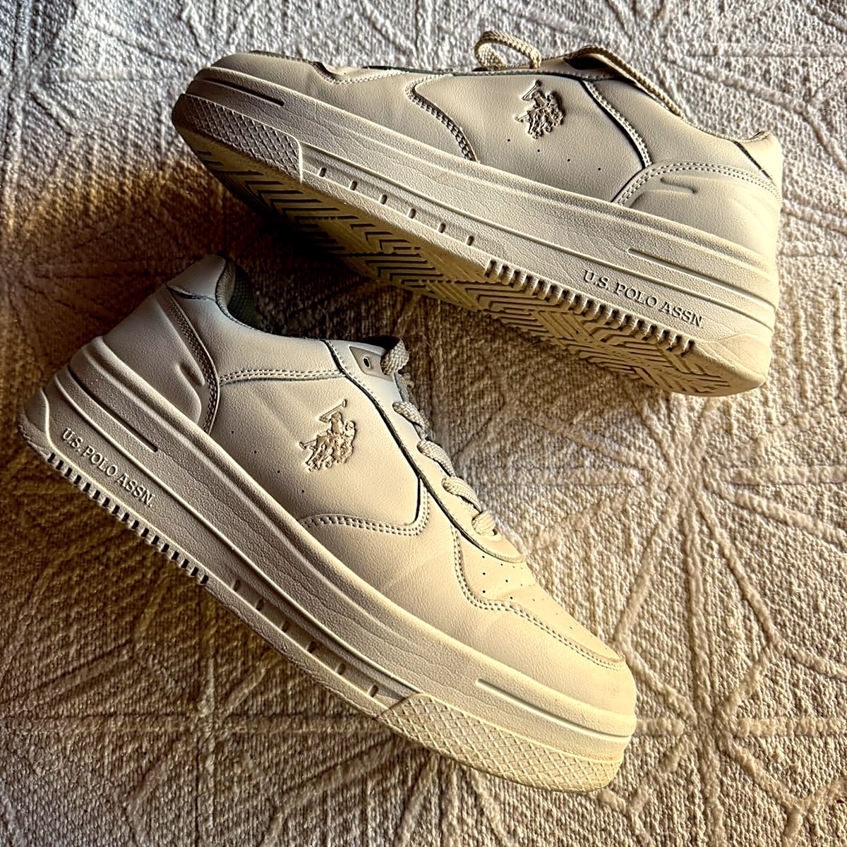 Baskets U.S. Polo Assn. beige-Pointure 39 - Originales