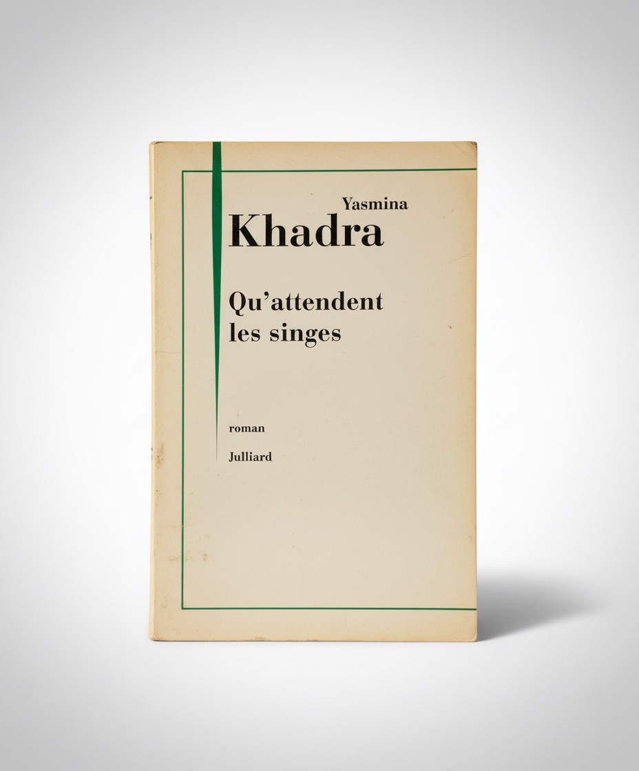 Livre "Qu'attendent les singes" - Yasmina Khadra (Édition Julliard)