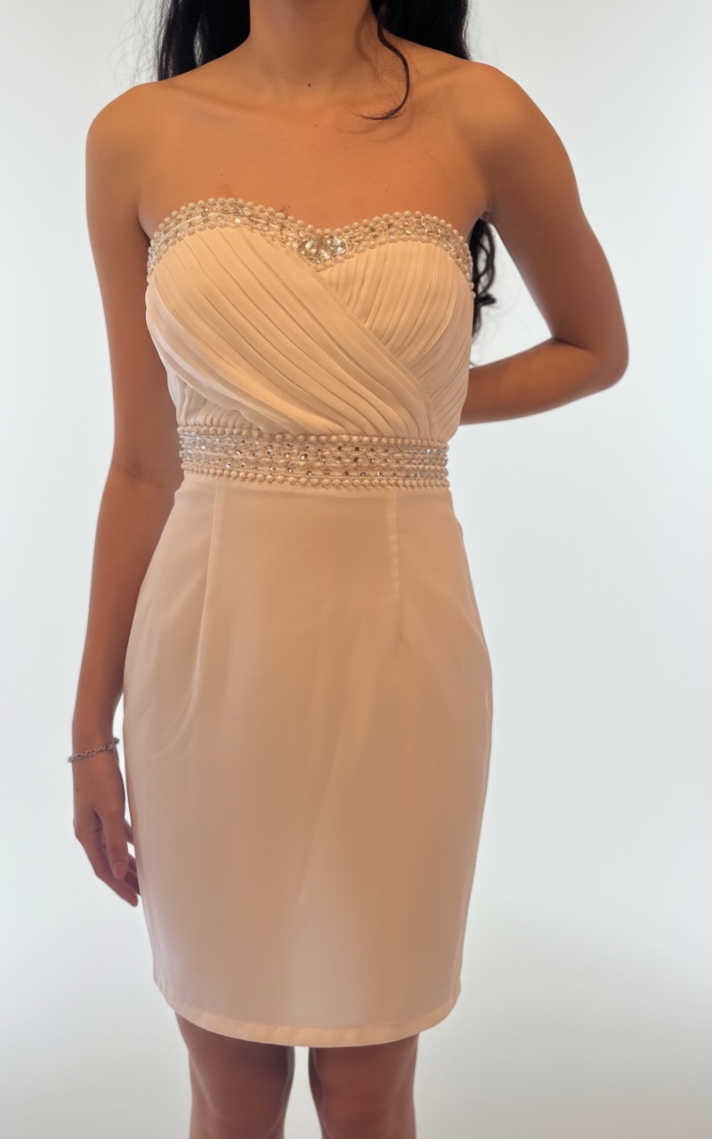 Robe blanche chic perlée ✨🤍