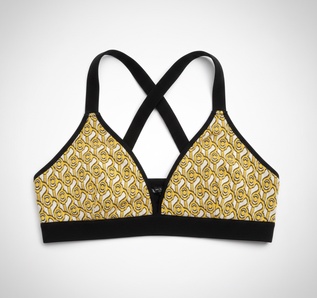 Top Zara taille S en jaune 