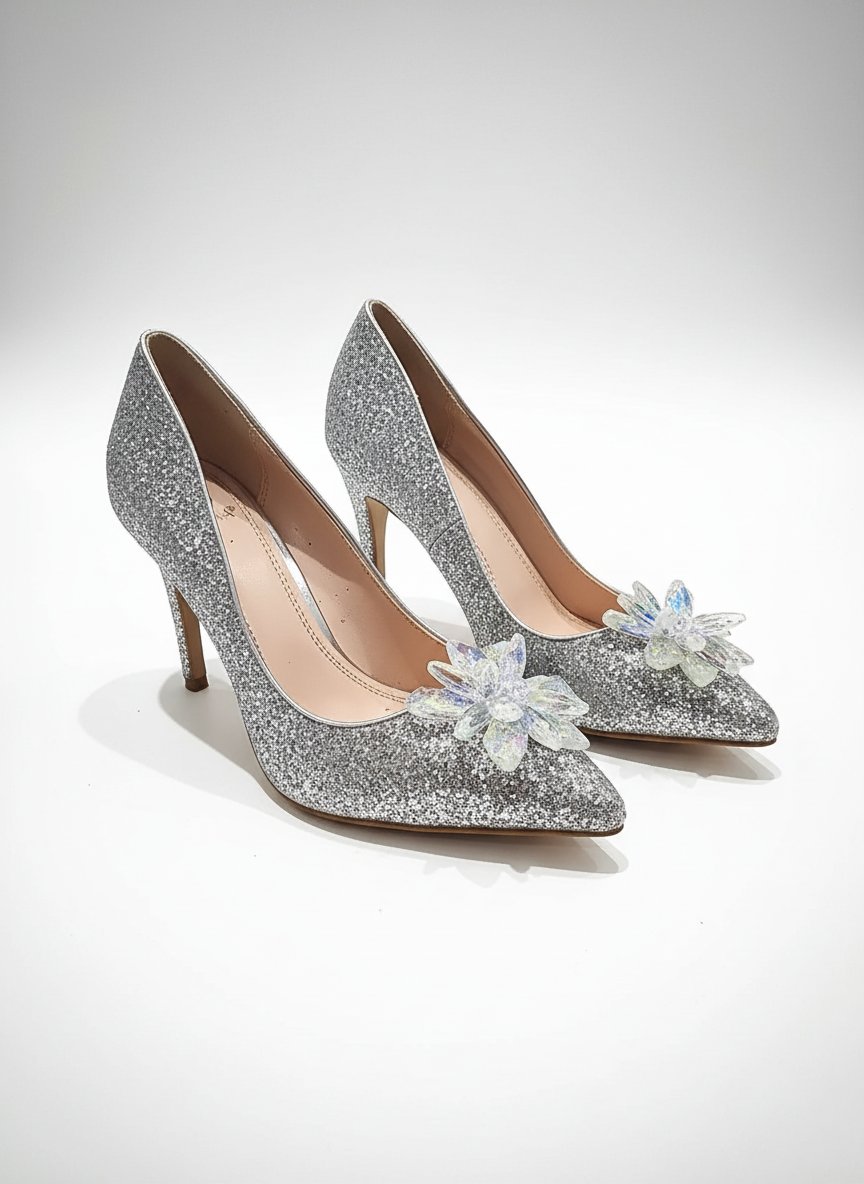 Chaussures de mariage silver 