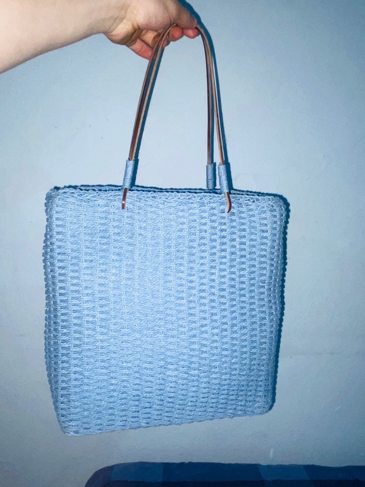 Light bleu beach bag
