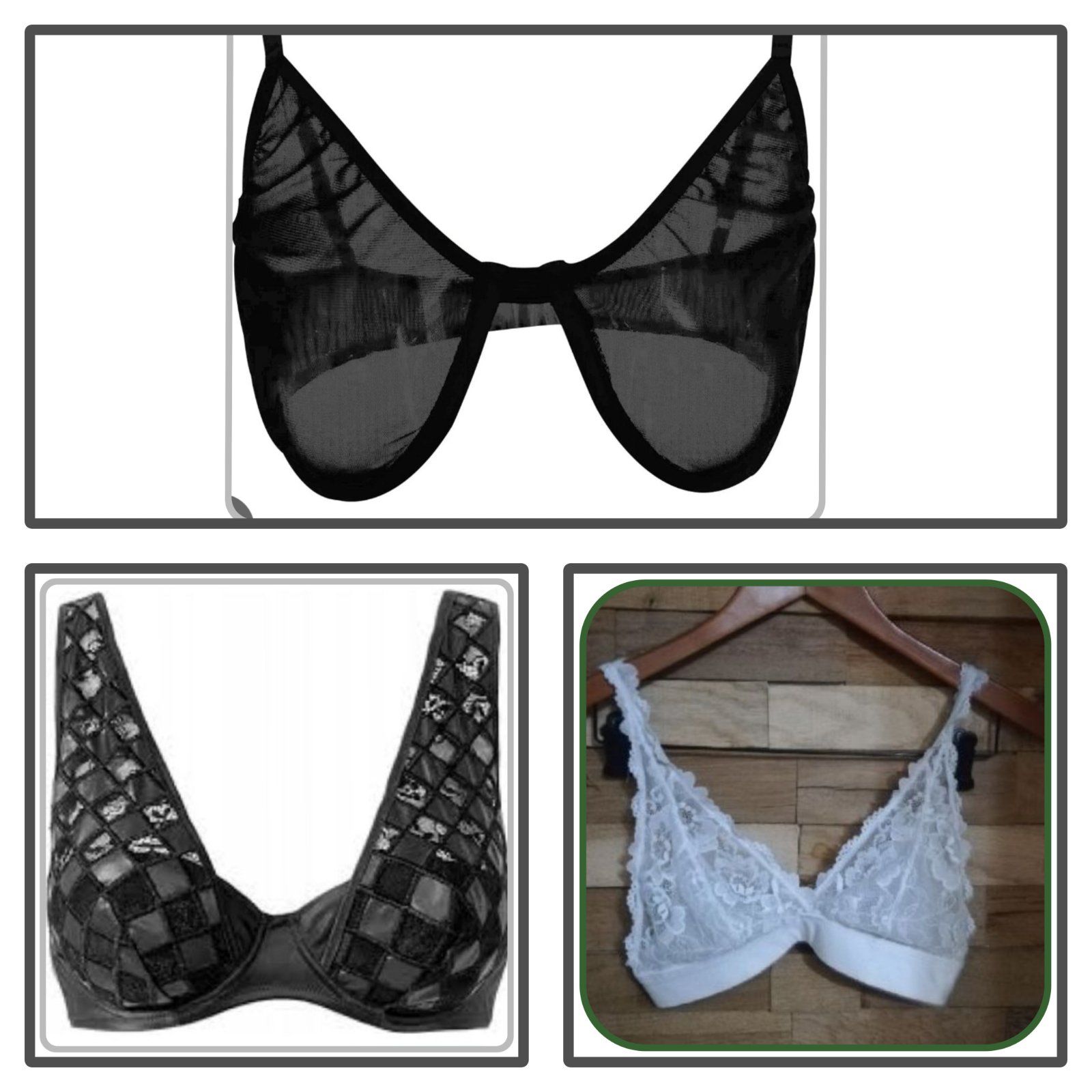 Zara neuf en soie, et en cadeaux 1 en dentelle H&M, et 1 en cuir 