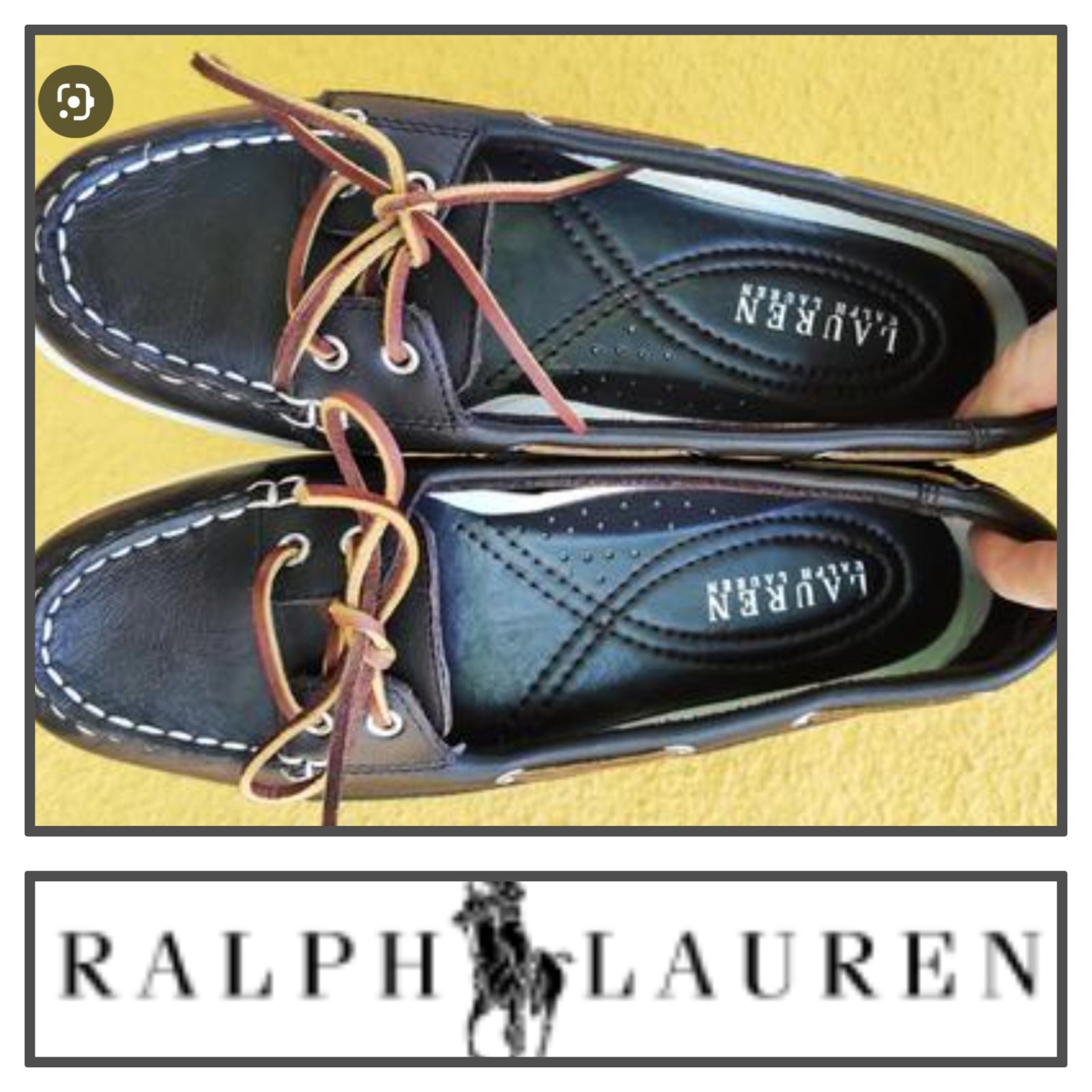 Des Ralph Lauren en cuir 