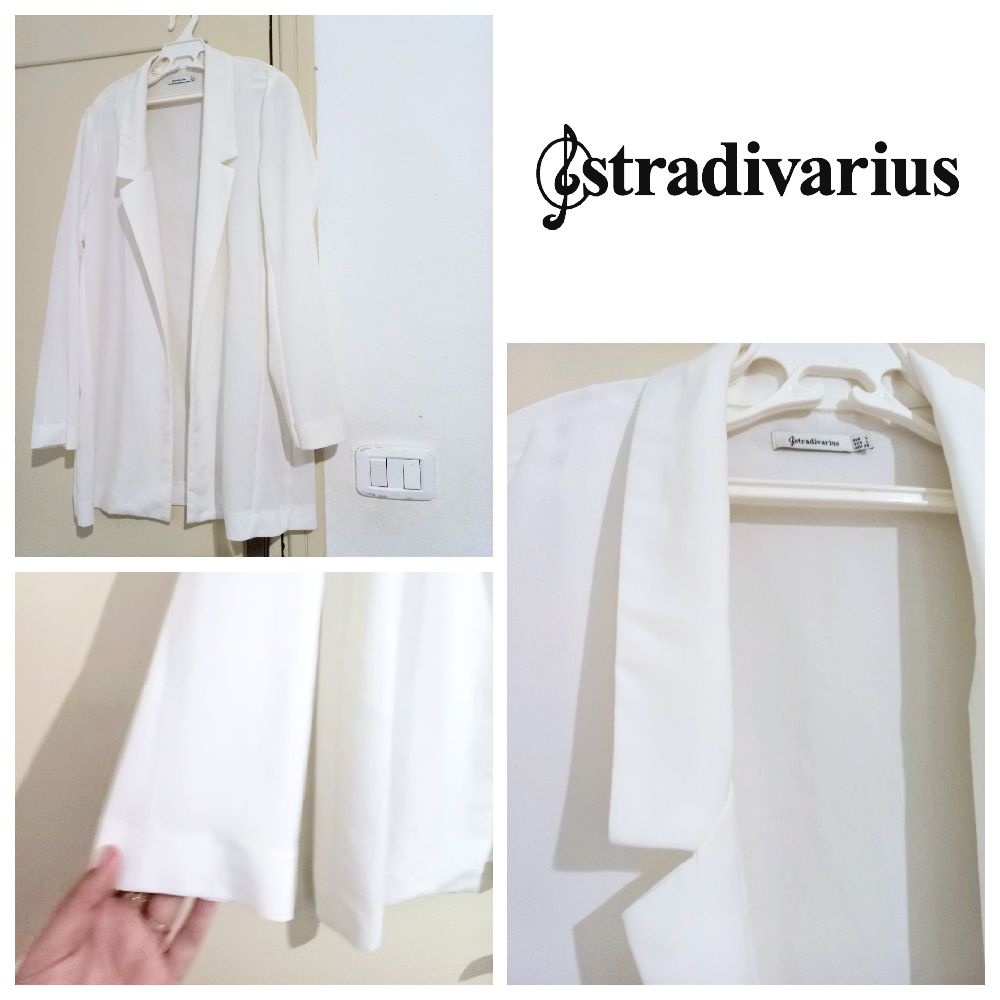 Blazer blanche Stradivarius 