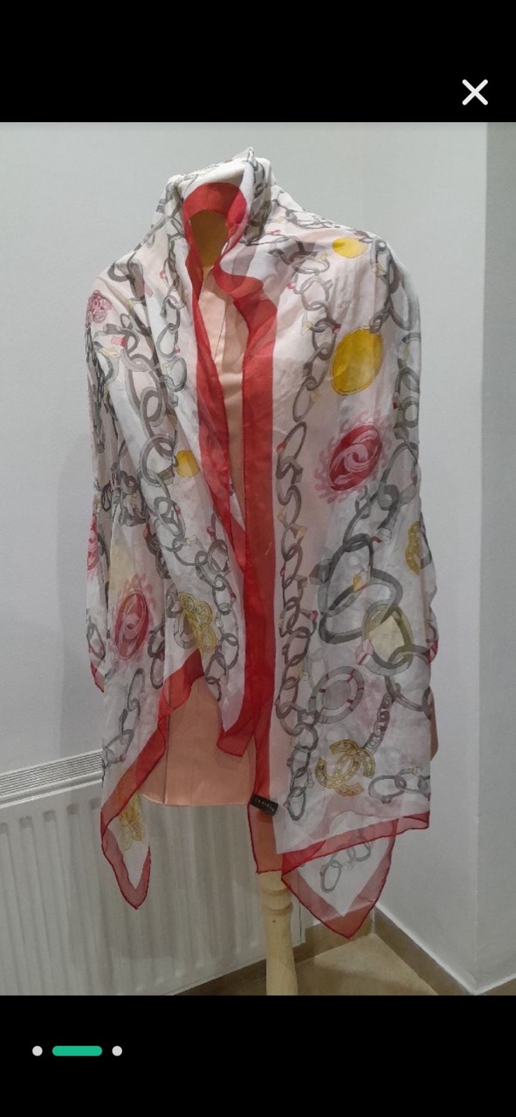 Foulard chanel authentique