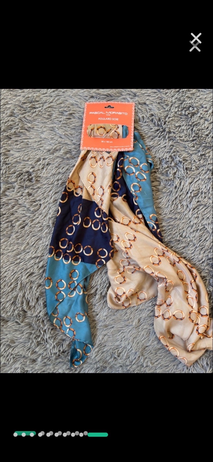 Foulard rn soie