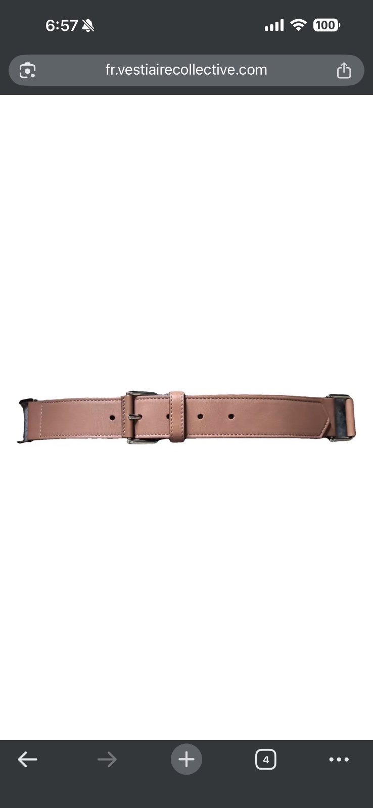 Ceinture en cuir la marque Tod's