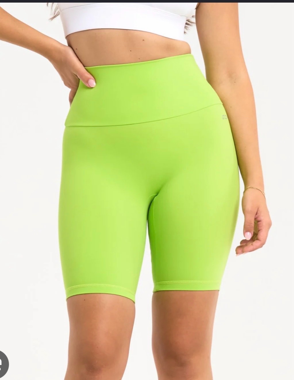 Short jaune fluo