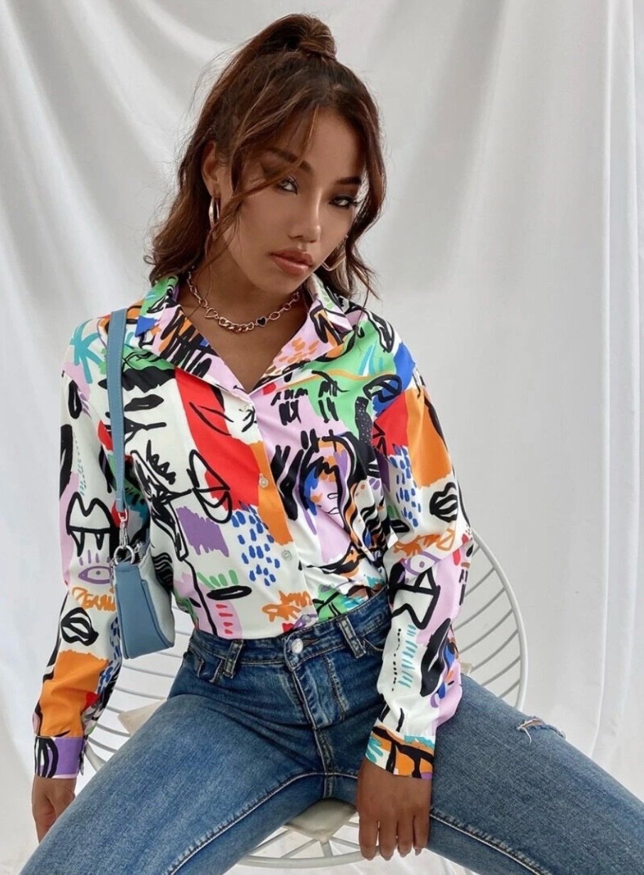 Chemise courte bershka