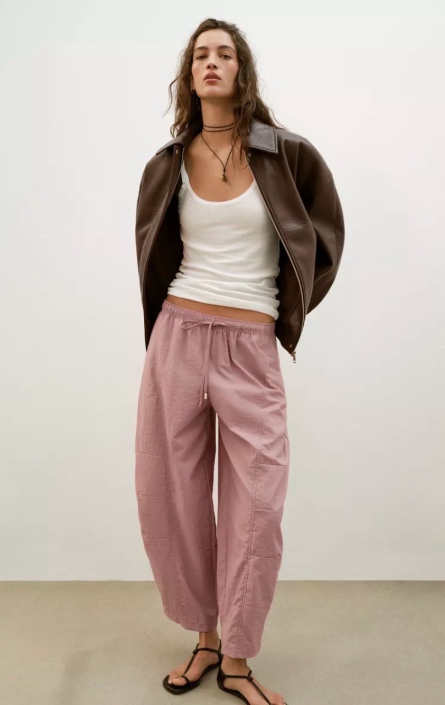 Pantalon oversize zara