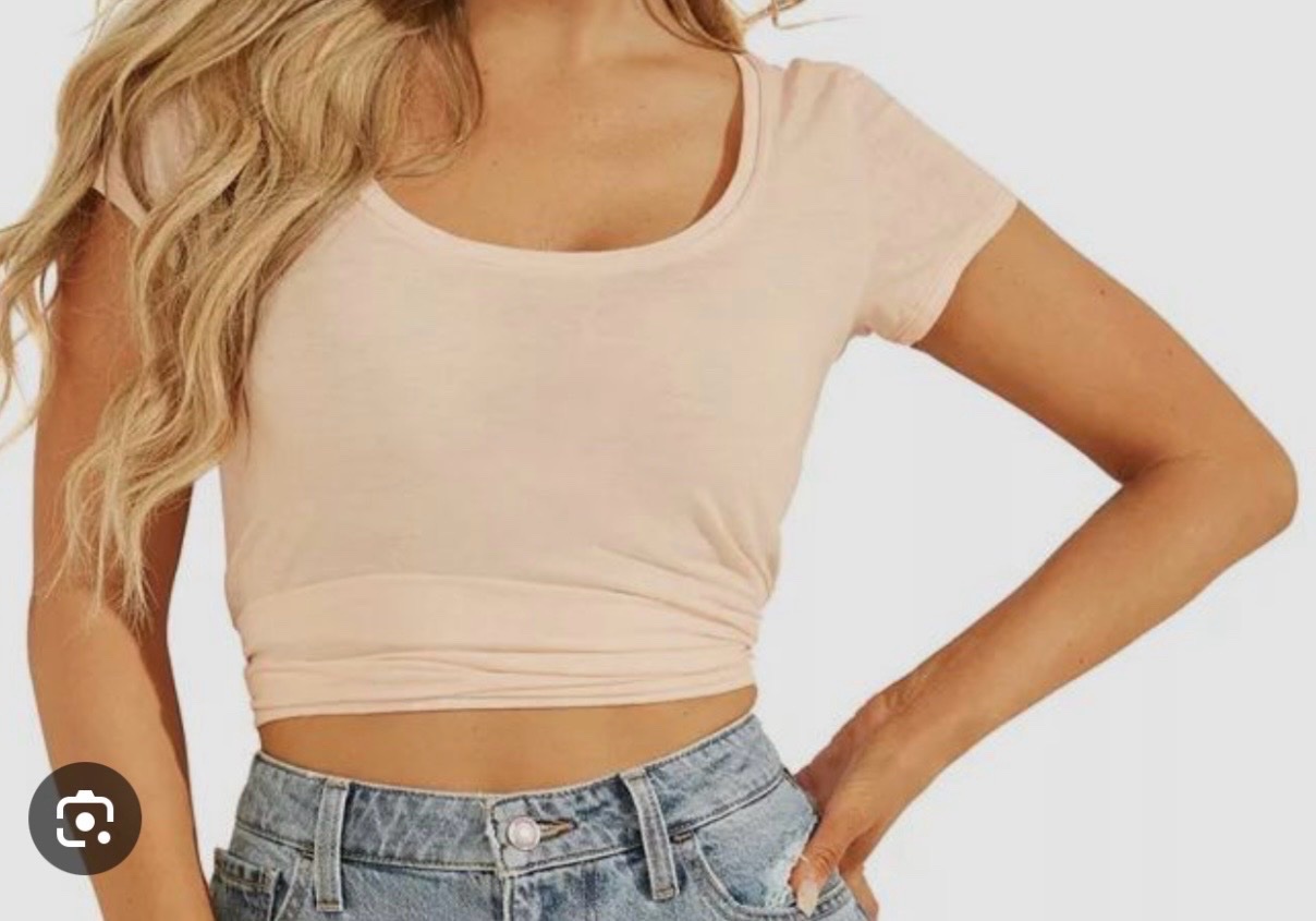 T-shirt en nude rosé
