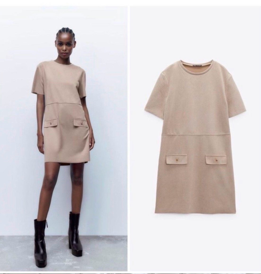 Robe courte la marque zara 