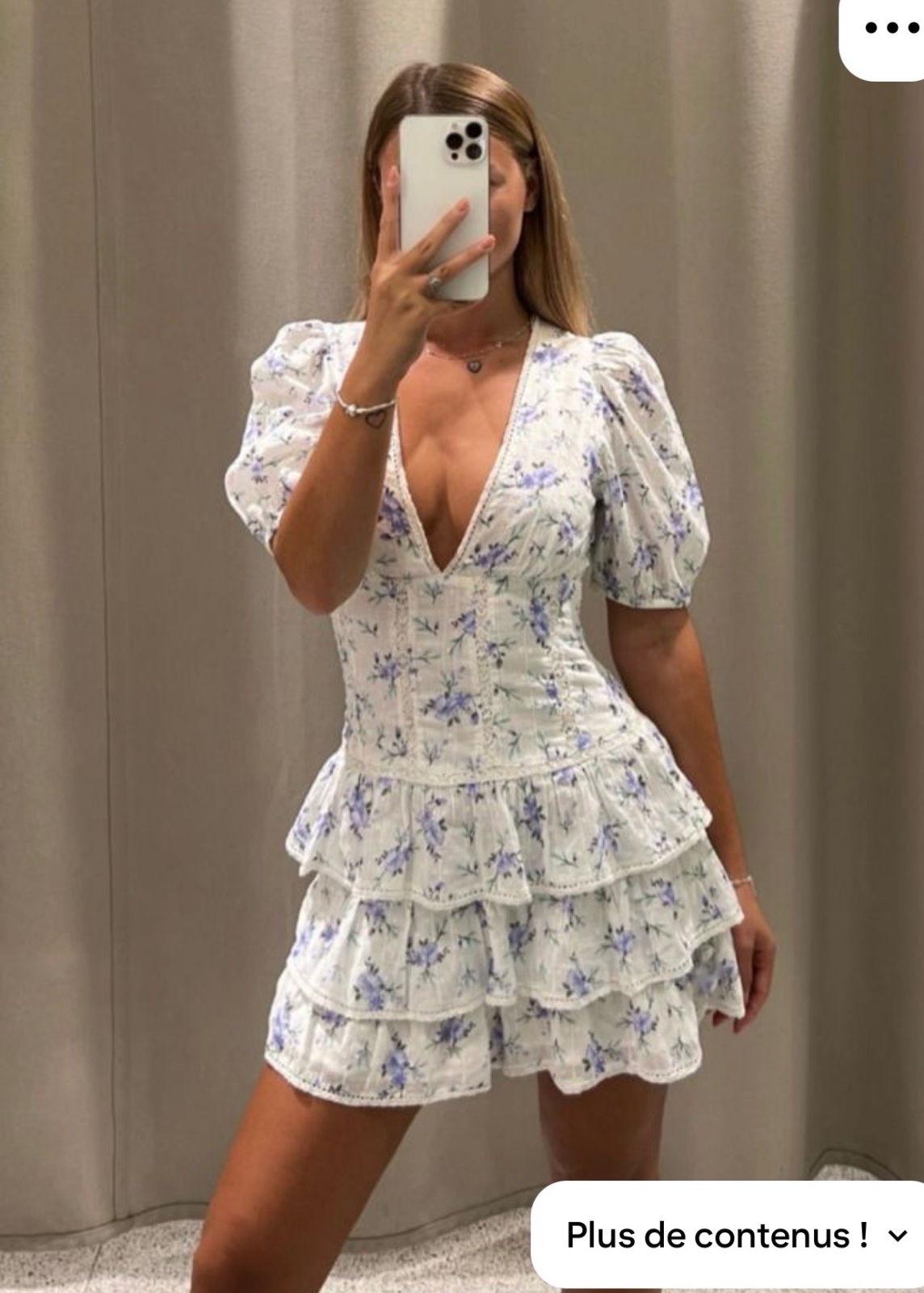 Robe courte la marque zara