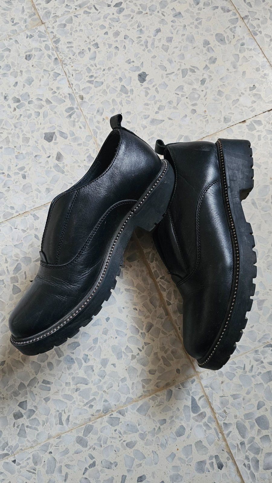 Derbies en cuir