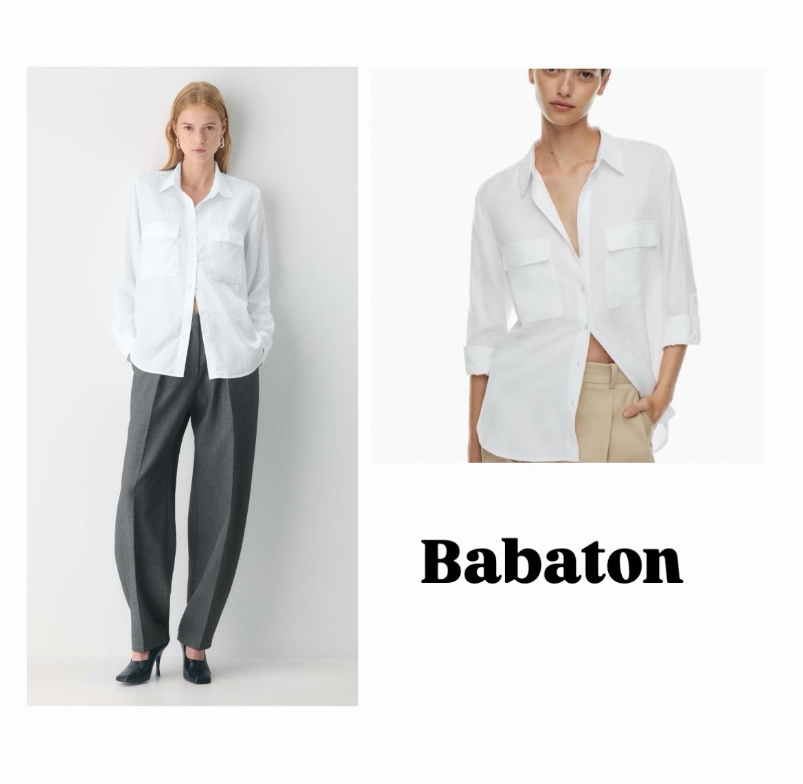 Chemise blanche 🤍🤍 Babaton 100% LYOCELL