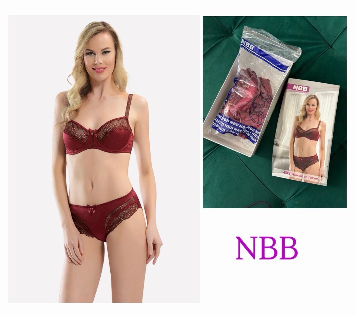 Ensemble de lingerie bordeaux de la marque NBB ❤️❤️