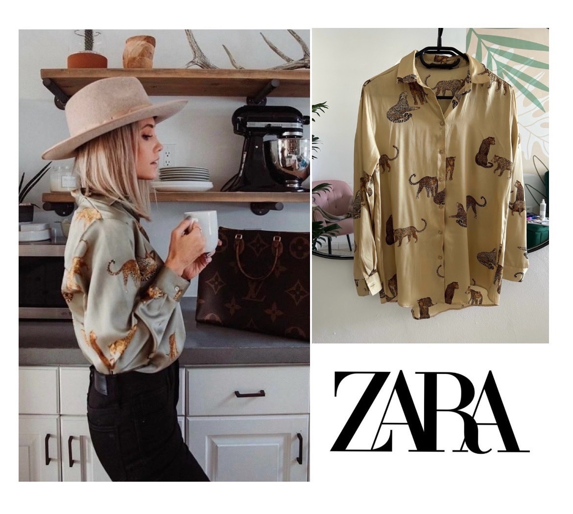 Chemise léopard Zara 🤎 trés bonne état 