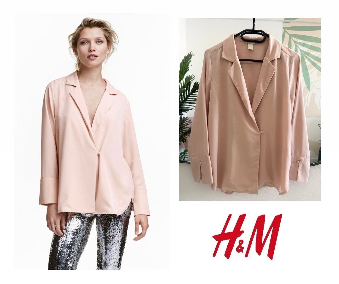 Chemise H&M rose pêche 💖