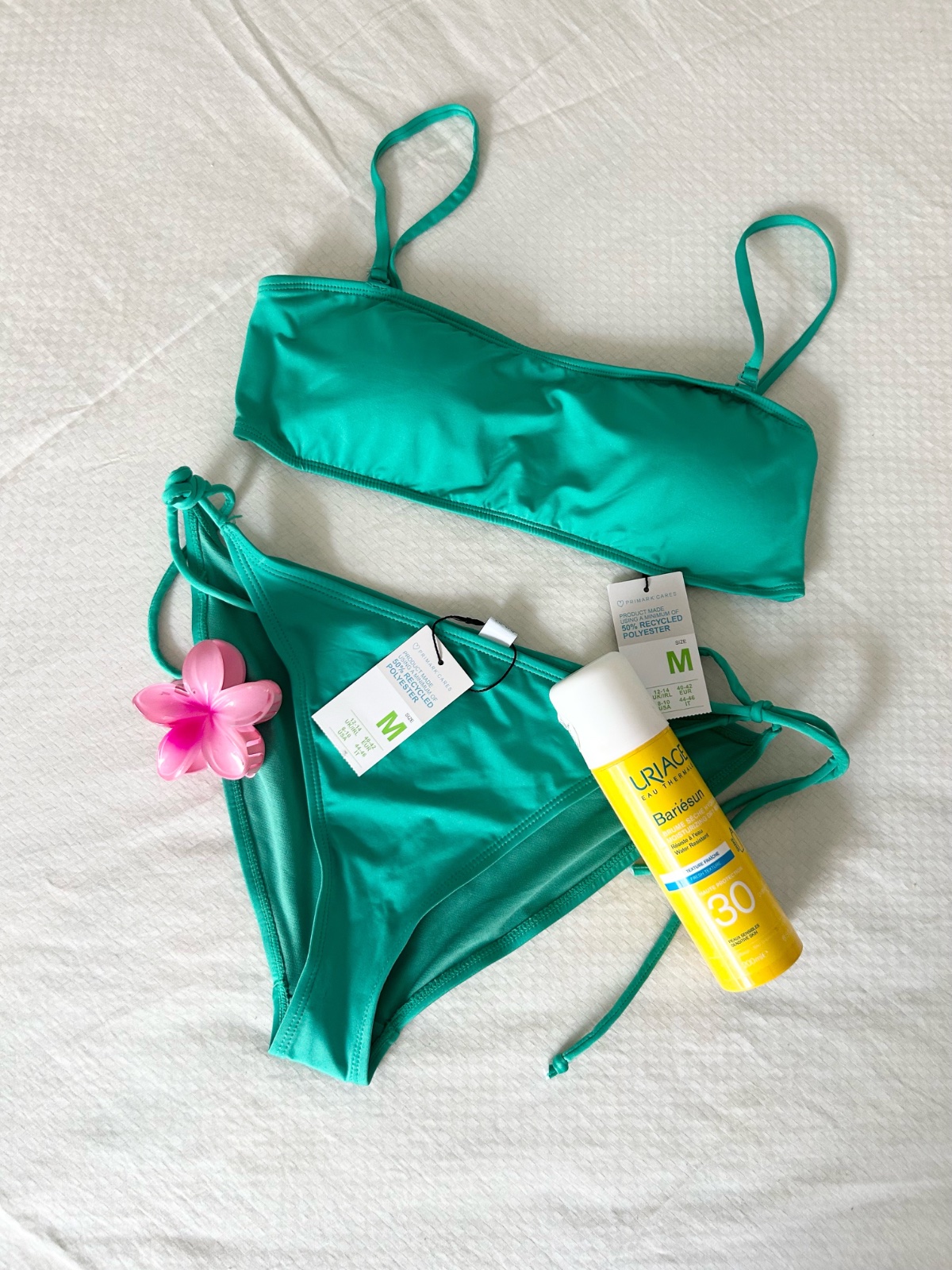 Maillot de bain deux pièces 💚💖
