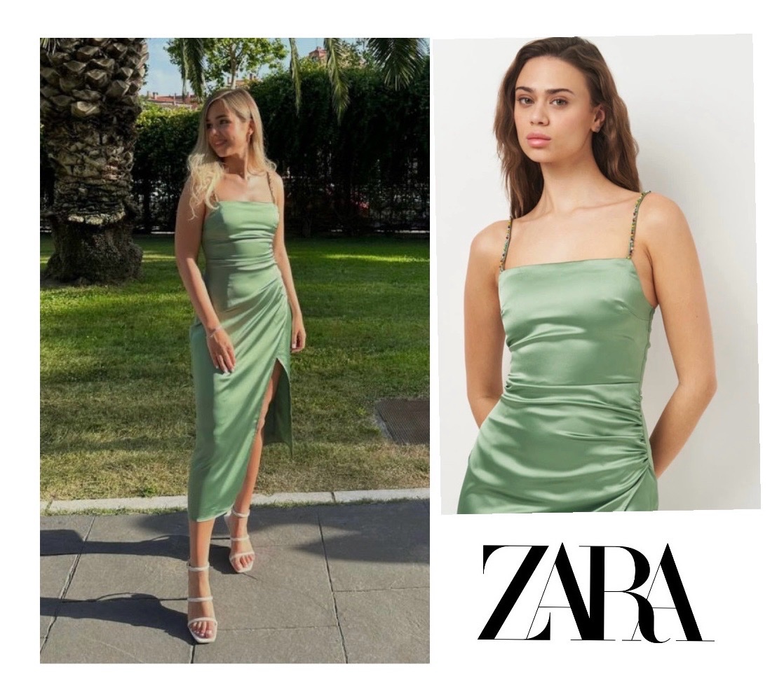 Une belle robe Zara 💚💚💚