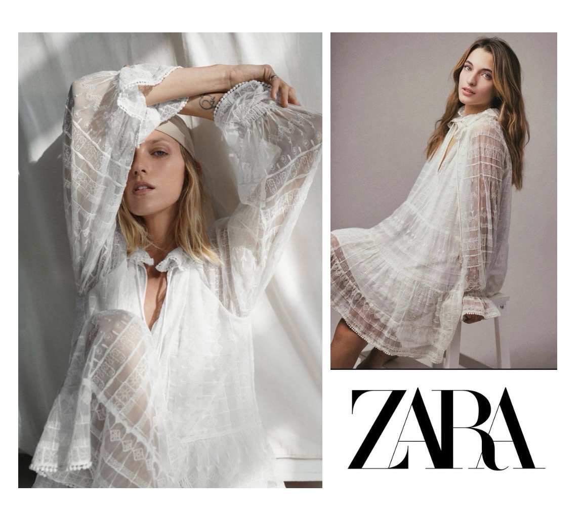 Robe Zara 🤍💖🤍