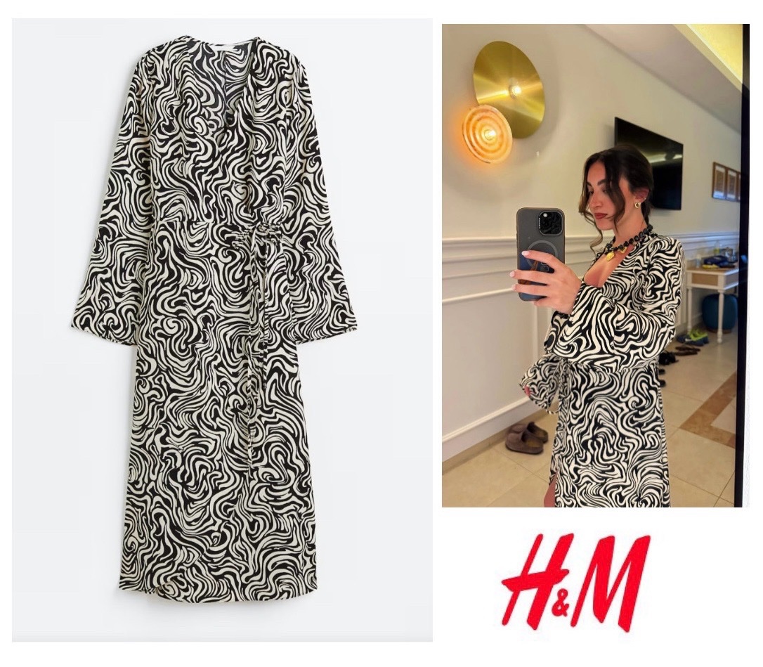 Robe H&M 🖤🤍🖤