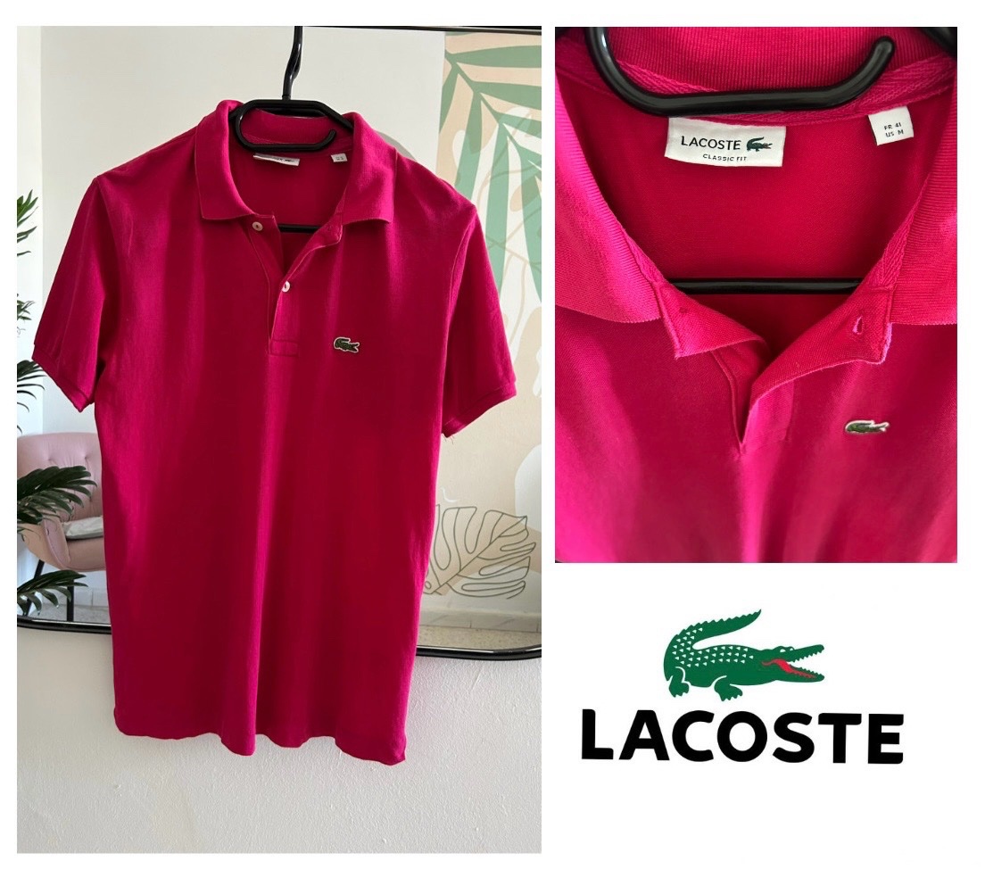 Polo Lacoste rose fuchsia 💖